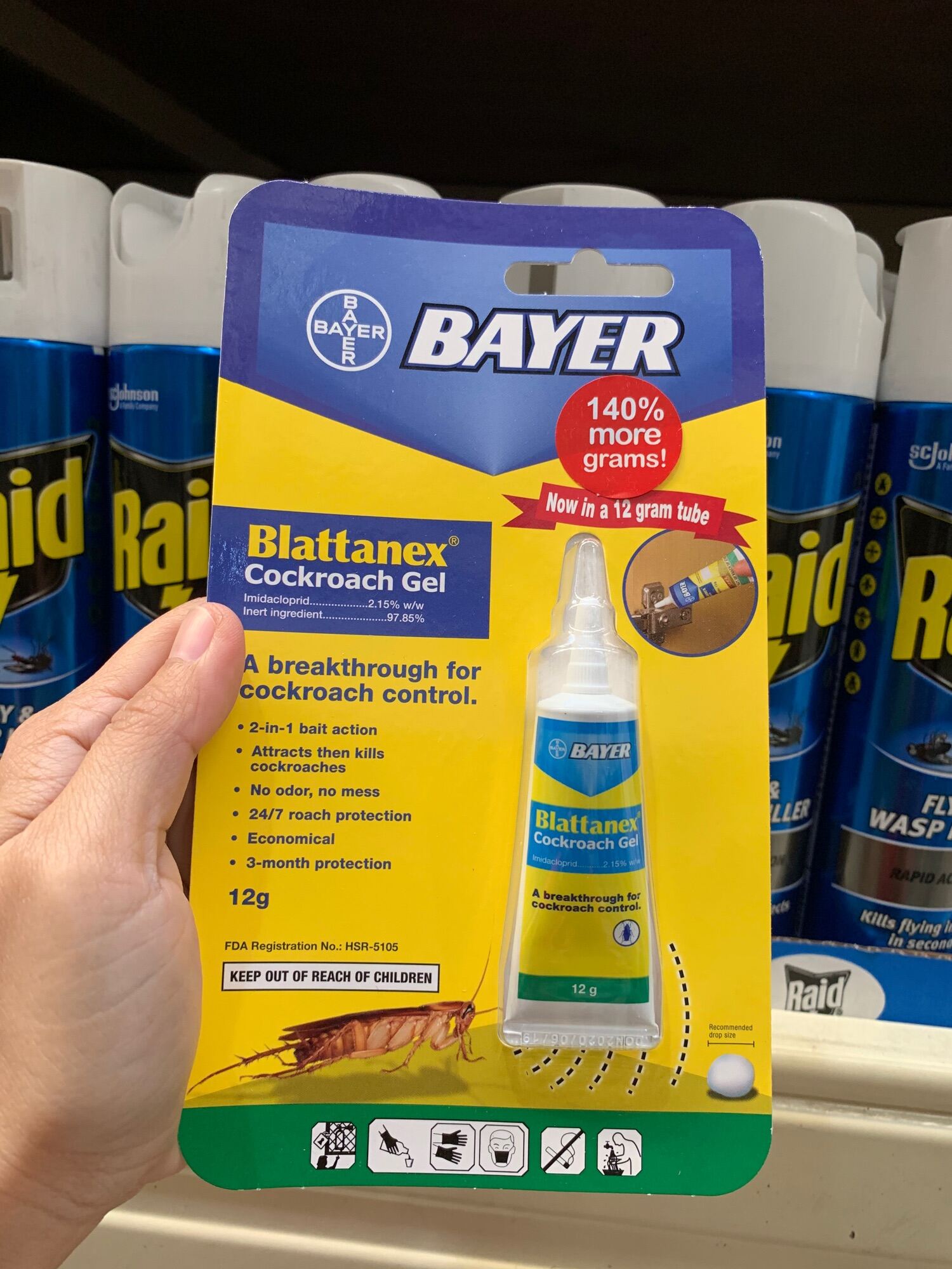 Bayer Blattanex Cockroach Gel 12g Lazada PH