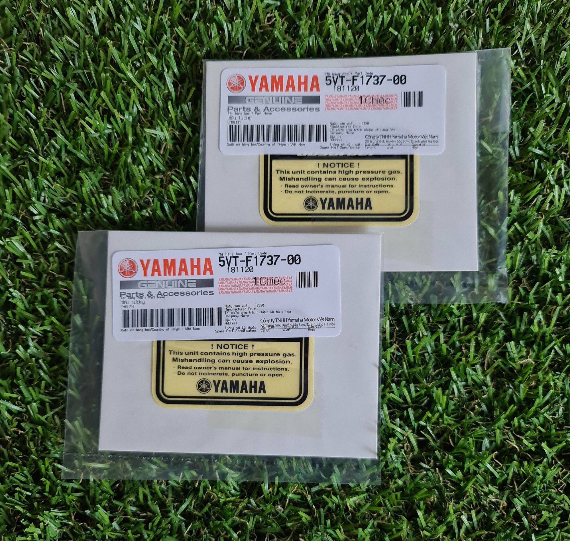 KYB SHOCKS sticker Pair (Genuine Yamaha Product) Lazada PH