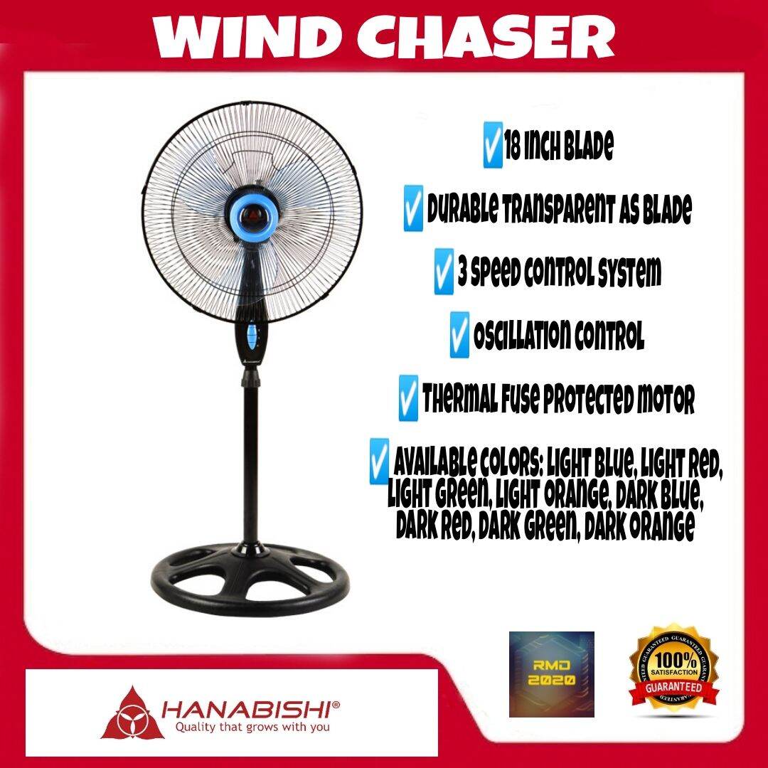 Hanabishi Stand Fan Wind Chaser Wc18sf Lazada Ph Hanabishi Stand Fan Wind Chaser Wc18sf Lazada Ph