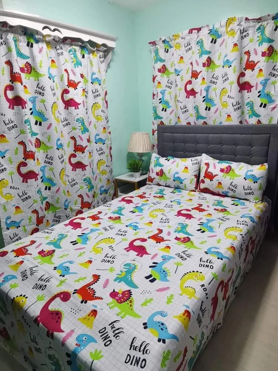 3in1 Dino Canadian Cotton Bedsheet