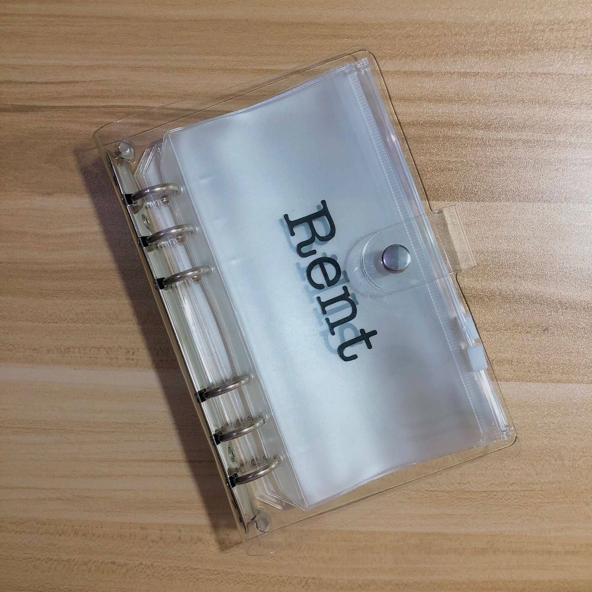 Soft Binder A6 Budget Binder Money Binder Personalized Cash Notebook w