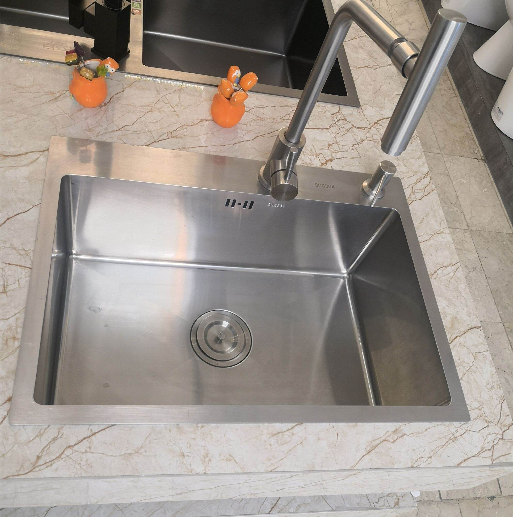 60cm x 45cm x 20cm DIARKIS kitchen sink 304 stainless Undermount sink