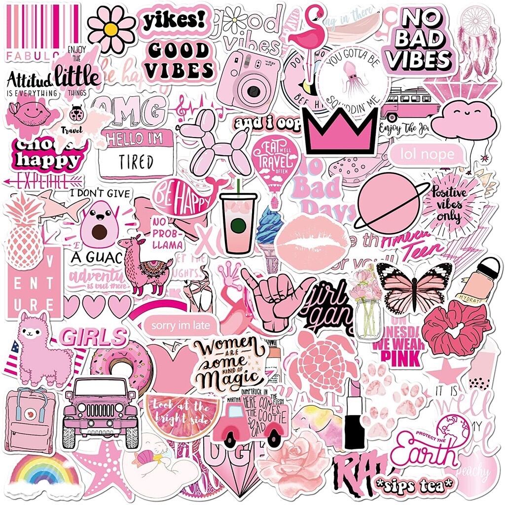 3pcs. Girly Cute Sticker Decals | Lazada PH