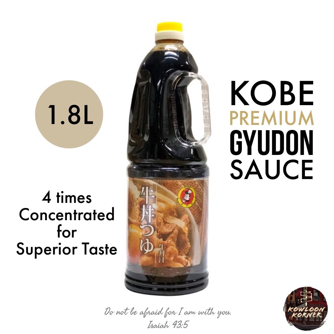 Kobe Premium Gyudon Sauce 1.8L Japanese Beef Rice Sauce Lazada PH