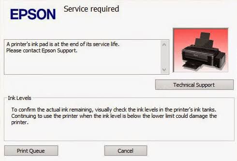 Epson l130 adjustment program download