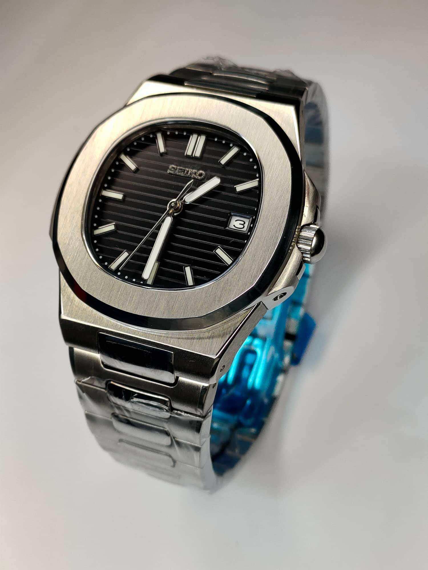 Seiko SII NH35 Custom Black Naut Build. 