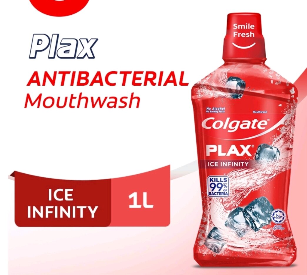 Colgate Plax Ice Infinity Flavor Antibacterial Mouthwash 1Liter Lazada PH