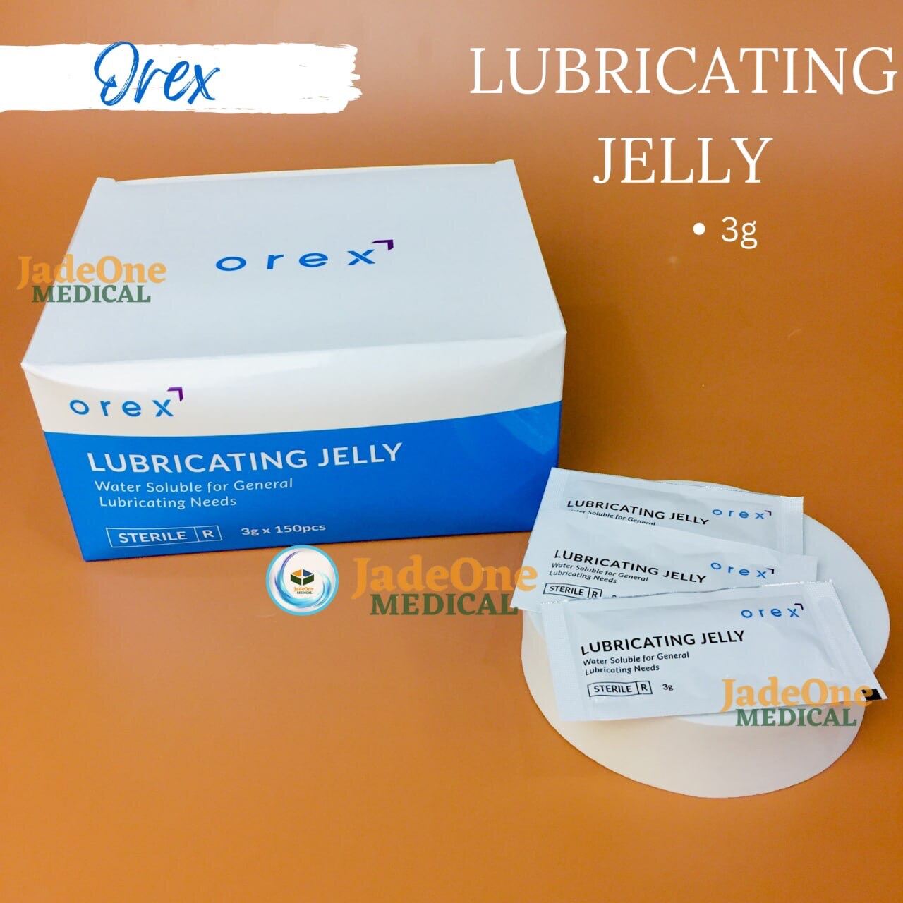 OREX Lubricating Jelly 3g/5g (150pcs/box) Lazada PH