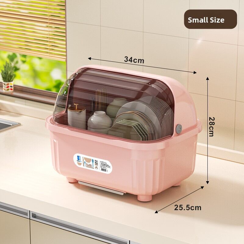 ZHIFUXIAOLUBAN | Dust-proof and Water-drain Baby Utensils Storage Box