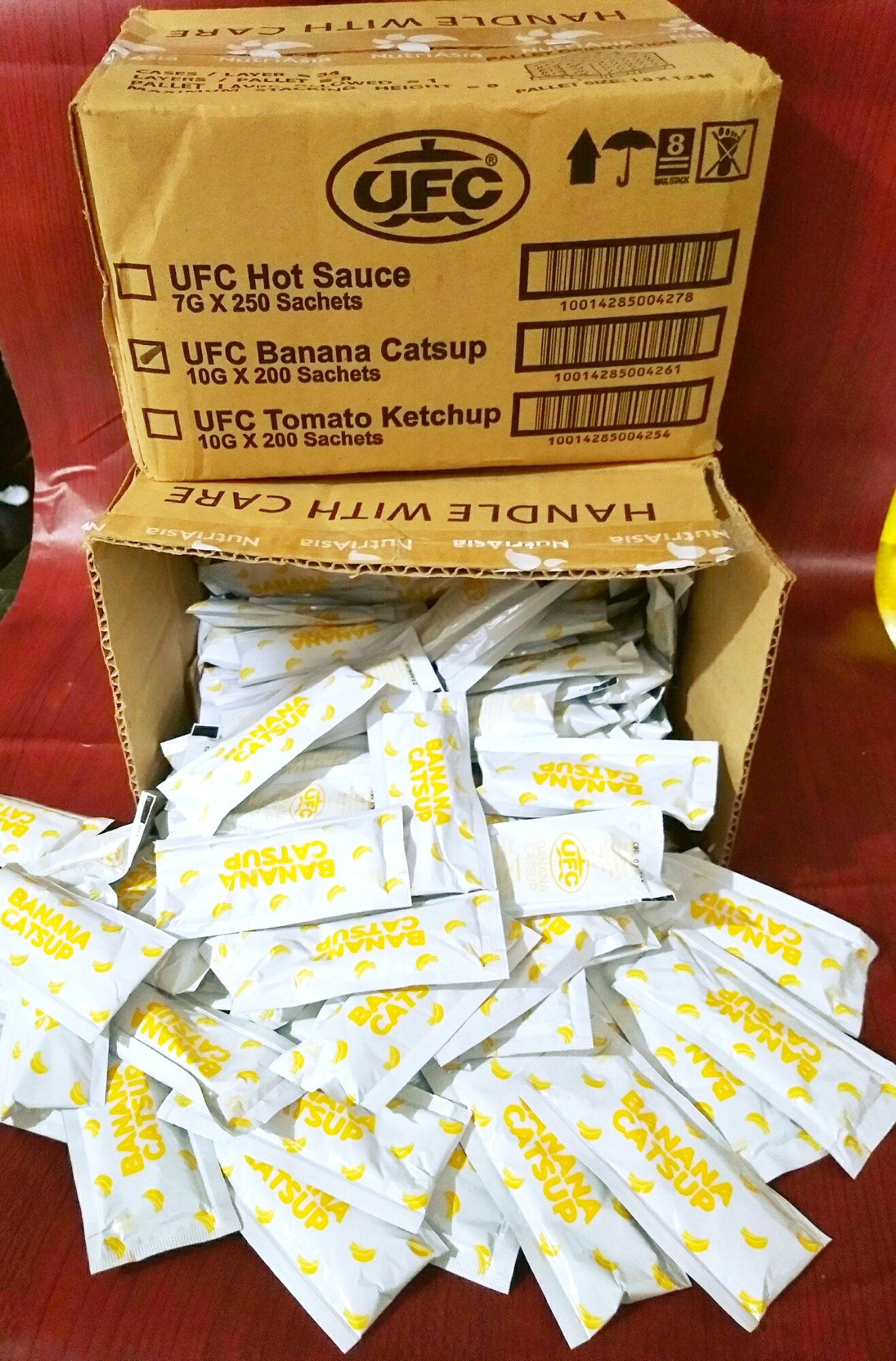 Ketchup Sachets UFC BANANA KETCHUP 10gms X 200pcs 1box Lazada PH