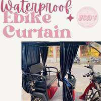 Water repellant Curtain For Ebike EmctricycleBAJAJ NWOW ETC....