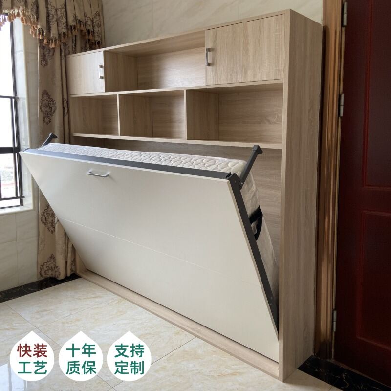 Small Apartment SpaceSaving Wall Bed Hardware DeskStyle Flip Top