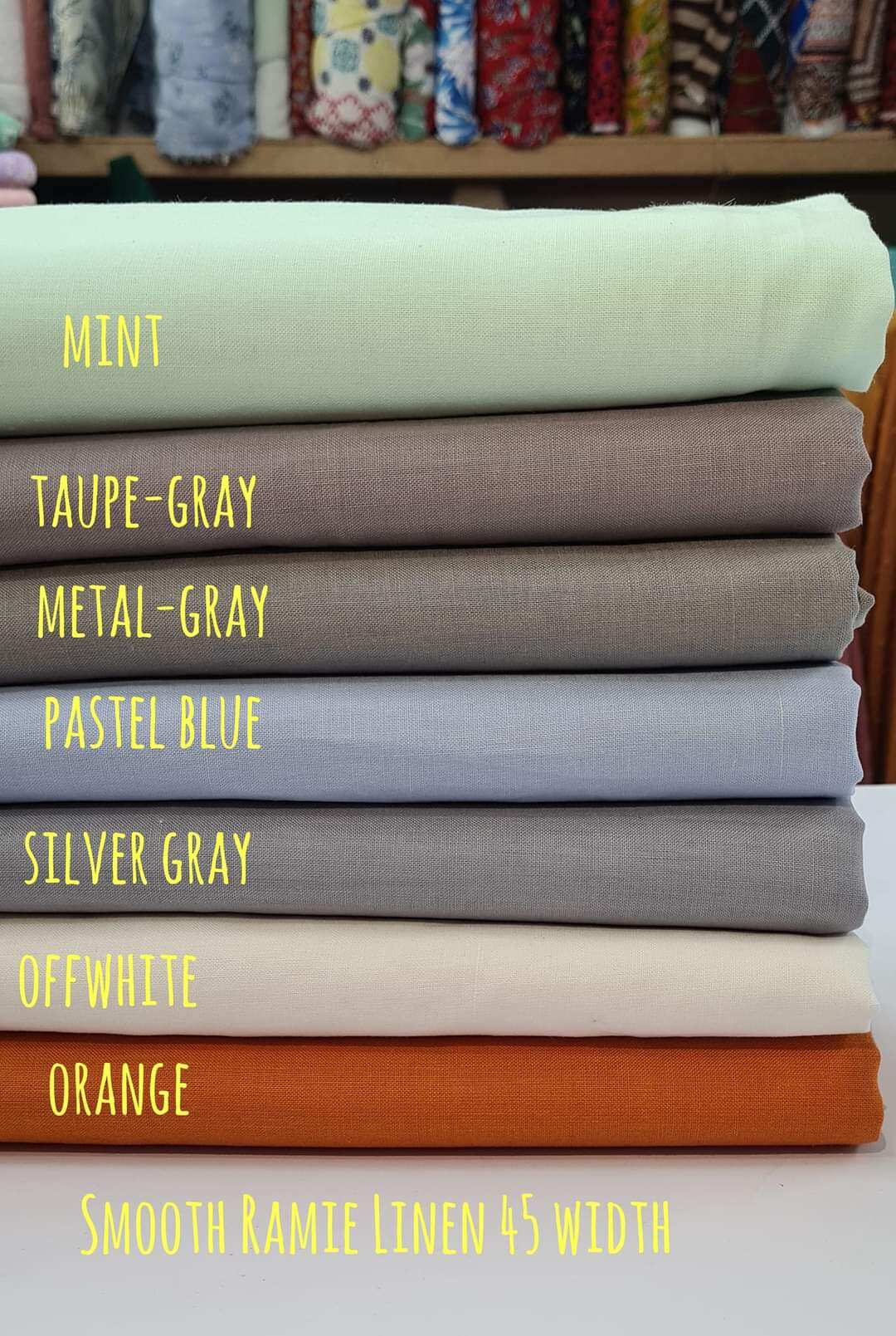 New arrivals Ramie Linen (gusot mayaman) Fabrics | Lazada PH