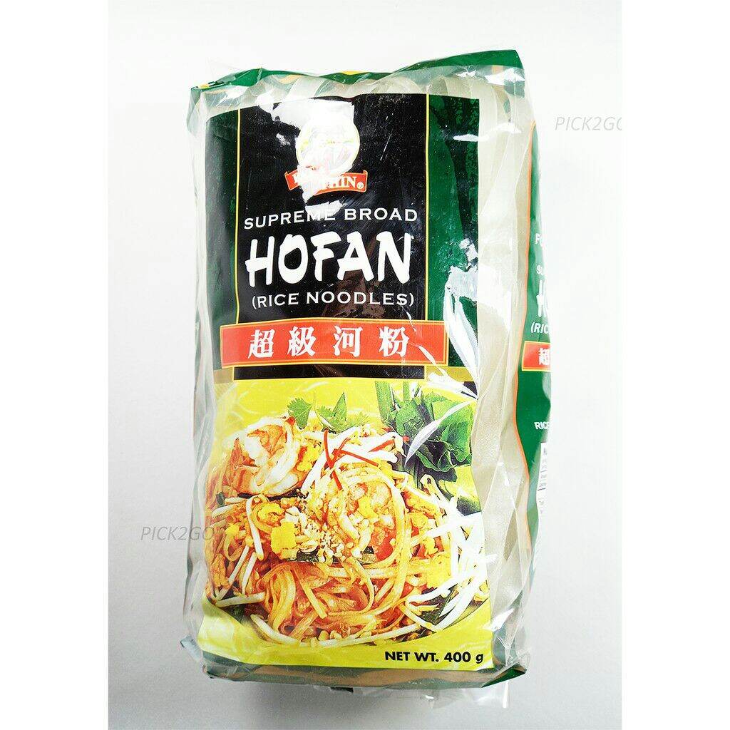 Fat and Thin Supreme Broad Dried Hofan (Rice Noodles) 400g, Set of 2