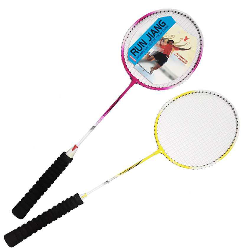 1 Pair Badminton Racket Raketa With Bag Runjiang Carbon Power. 