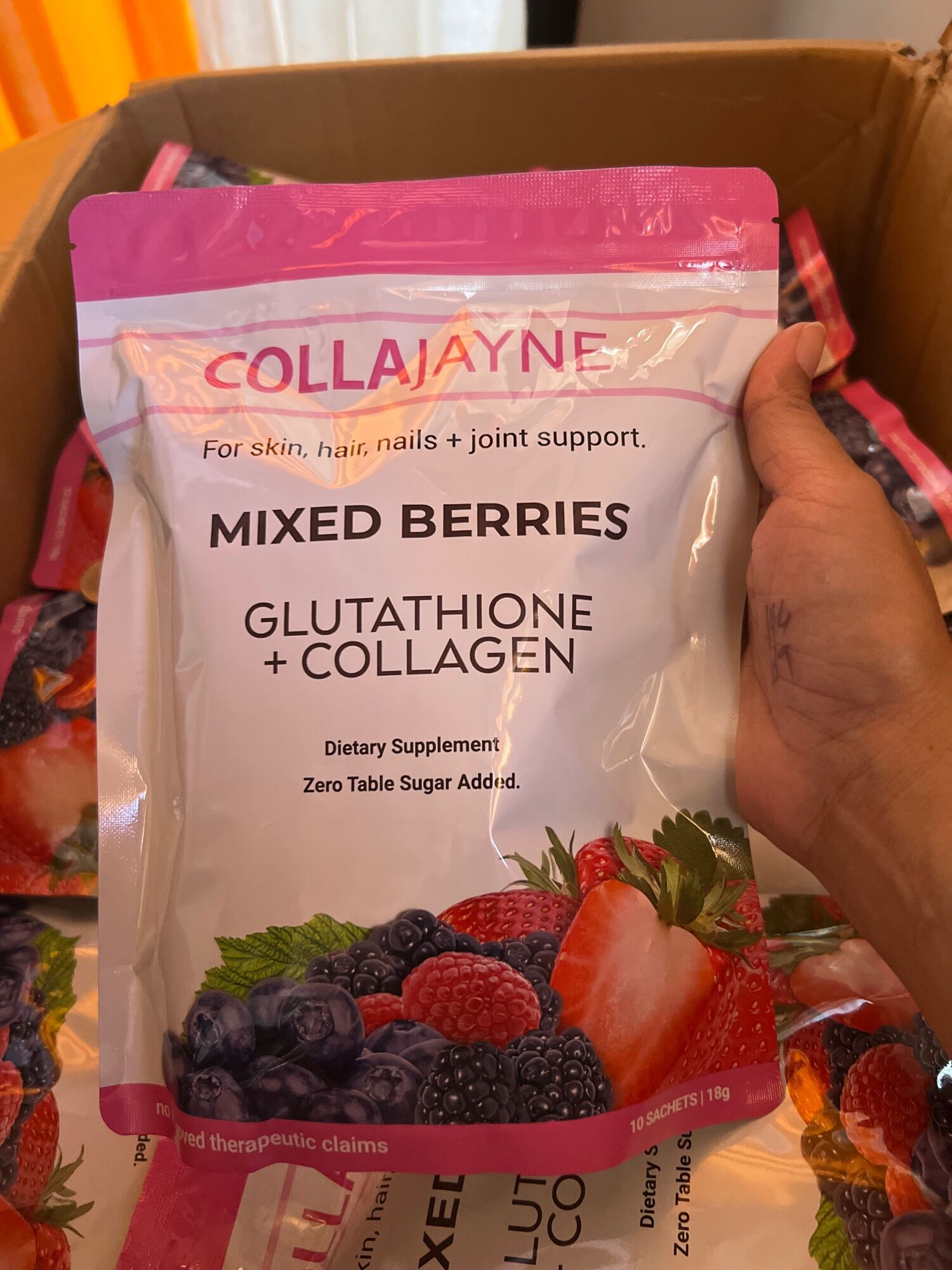 Original collajayne collagen mixed berries glutathione + collagen