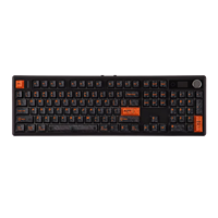 EPOMAKER TH108 V2 PRO Full Sized ANSI US Layout Tri-mode Wireless Gaming Keyboard Interactive Glass Screen & Multi-Tasking Knob