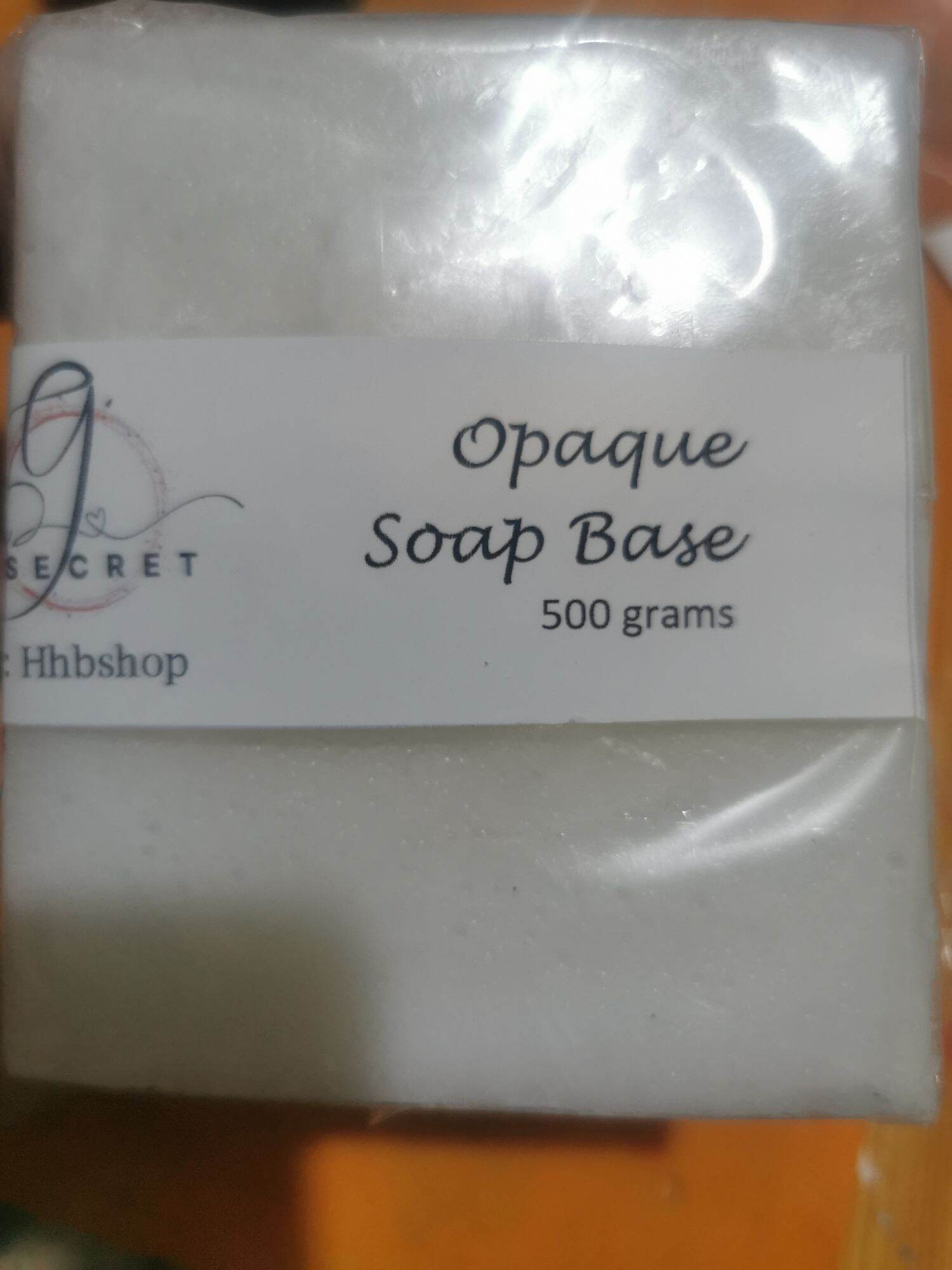 Opaque glycerine Melt & Pour soap base 1 kilo