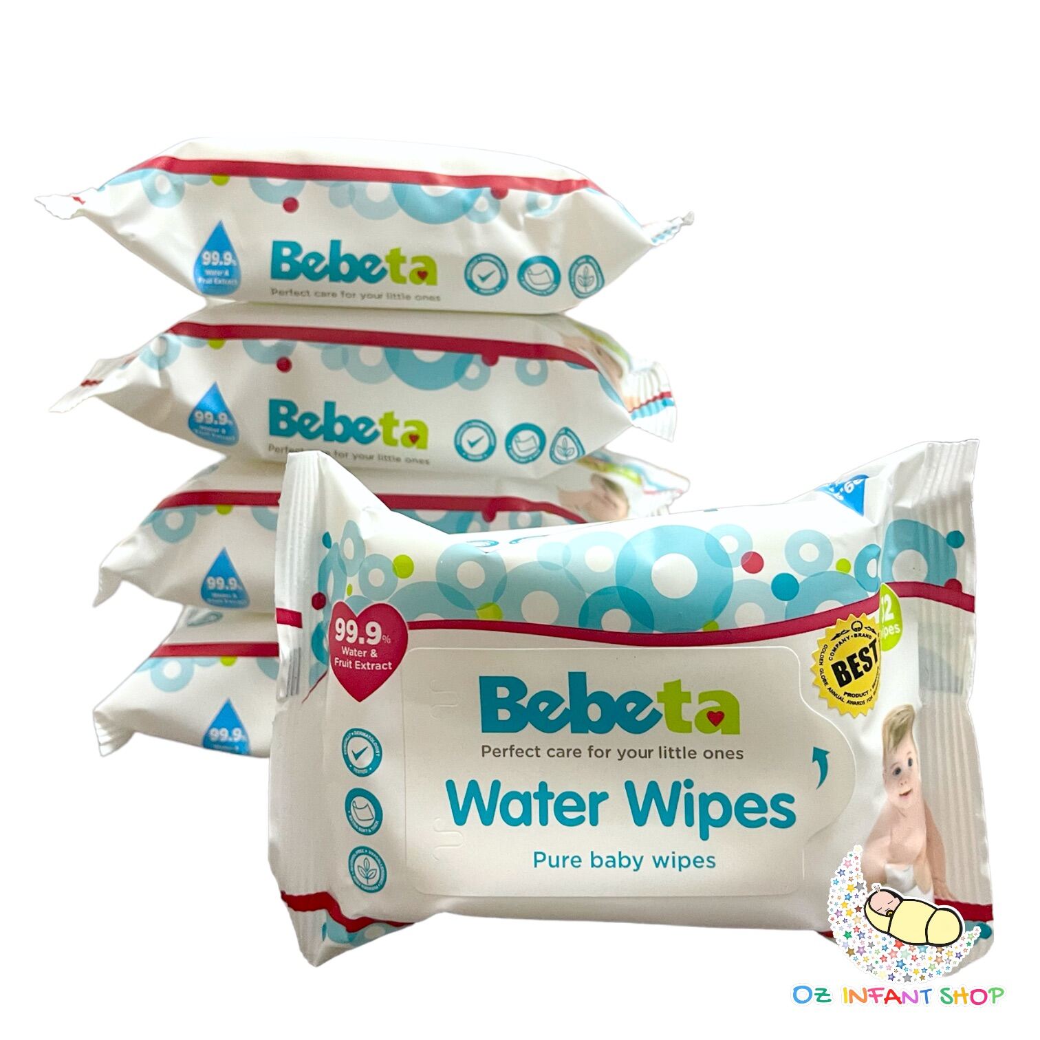 32pcs Sheets Bebeta Baby Water Wipes | BPA Free