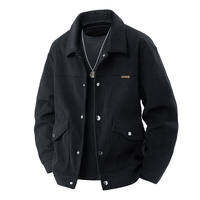 LIEYAN | Corduroy Lapel Business Casual Mens Jacket