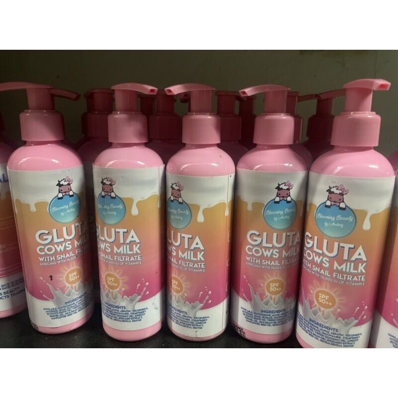 Lazada Philippines - Blooming beauty by AUDREY(GLUTA COWS MILK LOTION)