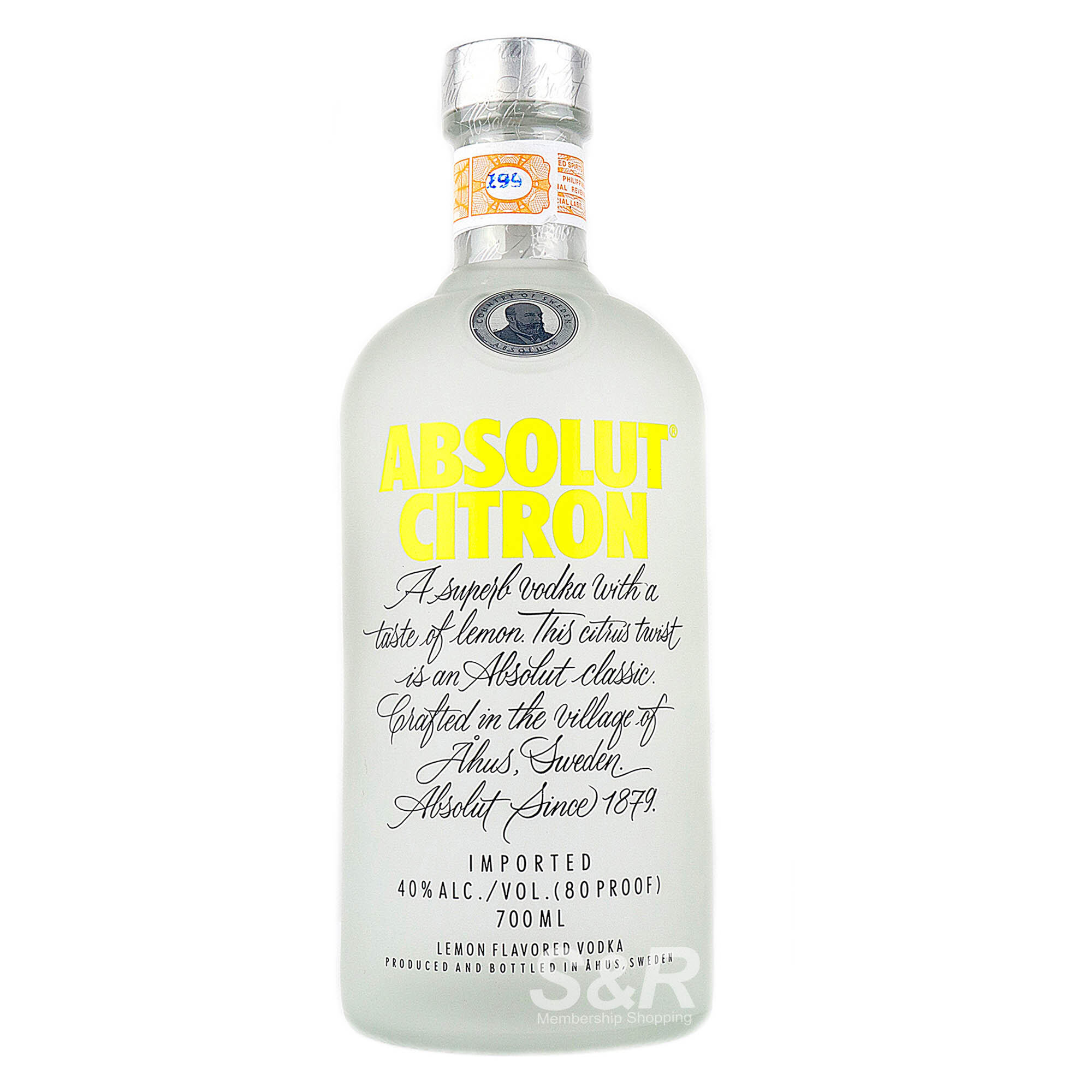 Absolut Citron Lemon Flavored Vodka 700ml Lazada Ph