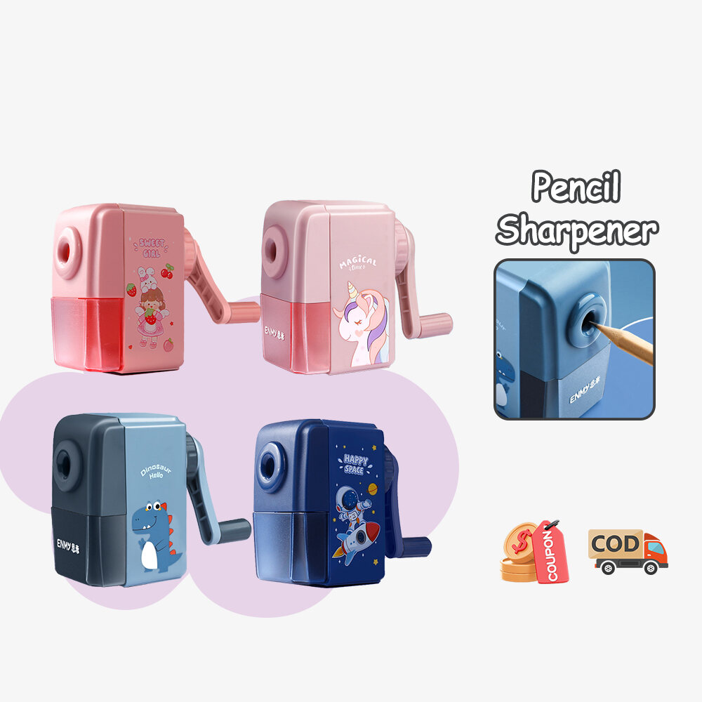 Cute Cartoon Hand Crank Pencil Sharpener - 