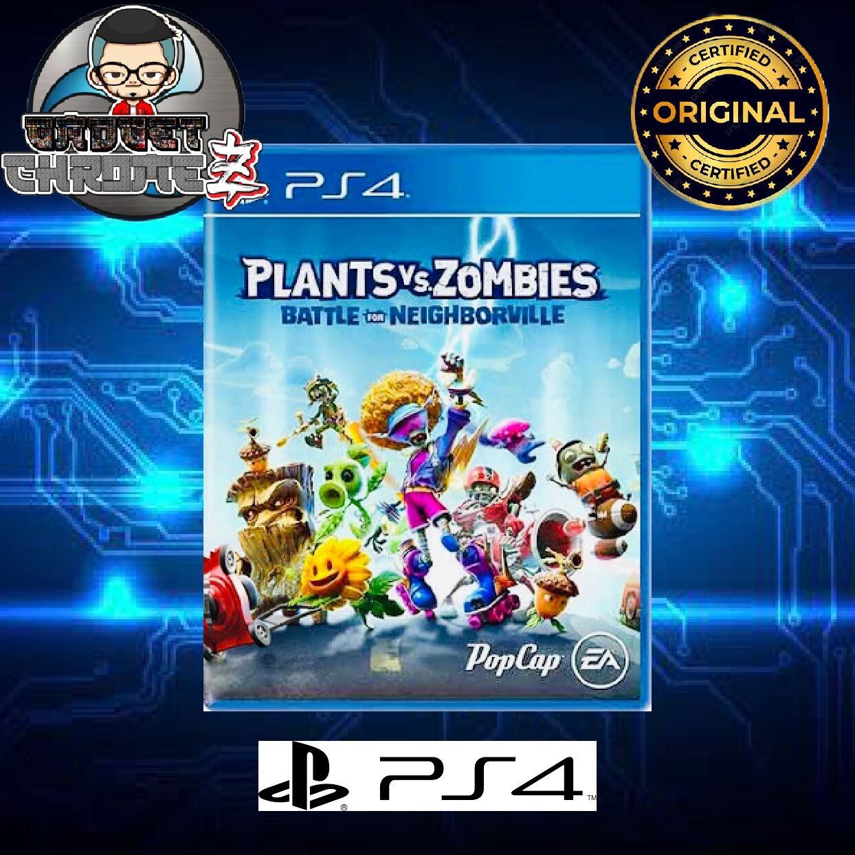 PROTECTIVE CASE｜PLANTS VS. ZOMBIES: BATTLE FOR NEIGHBORVILLE｜PS4