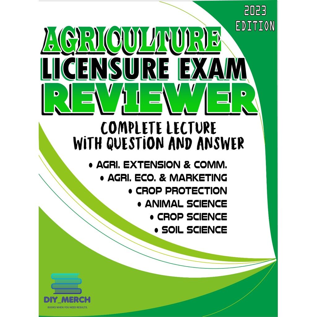 Agriculture Board Exam Reviewer (COMPLETE 6 BOOKS) | Lazada PH