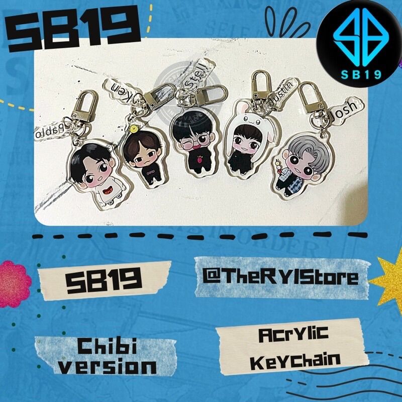 SB19 Chibi version Acrylic Keychains