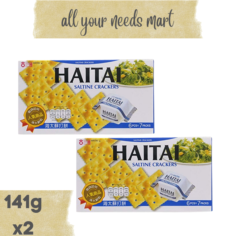 Haitai • Saltine Crackers • 141g x2 Lazada PH