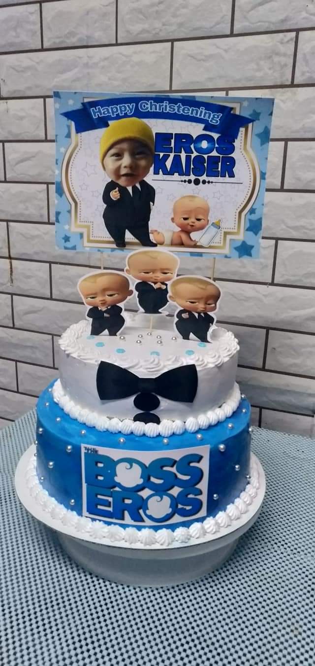 Boss Baby Cake in Fondant – For My Boss Baby - Kukkr Cakes