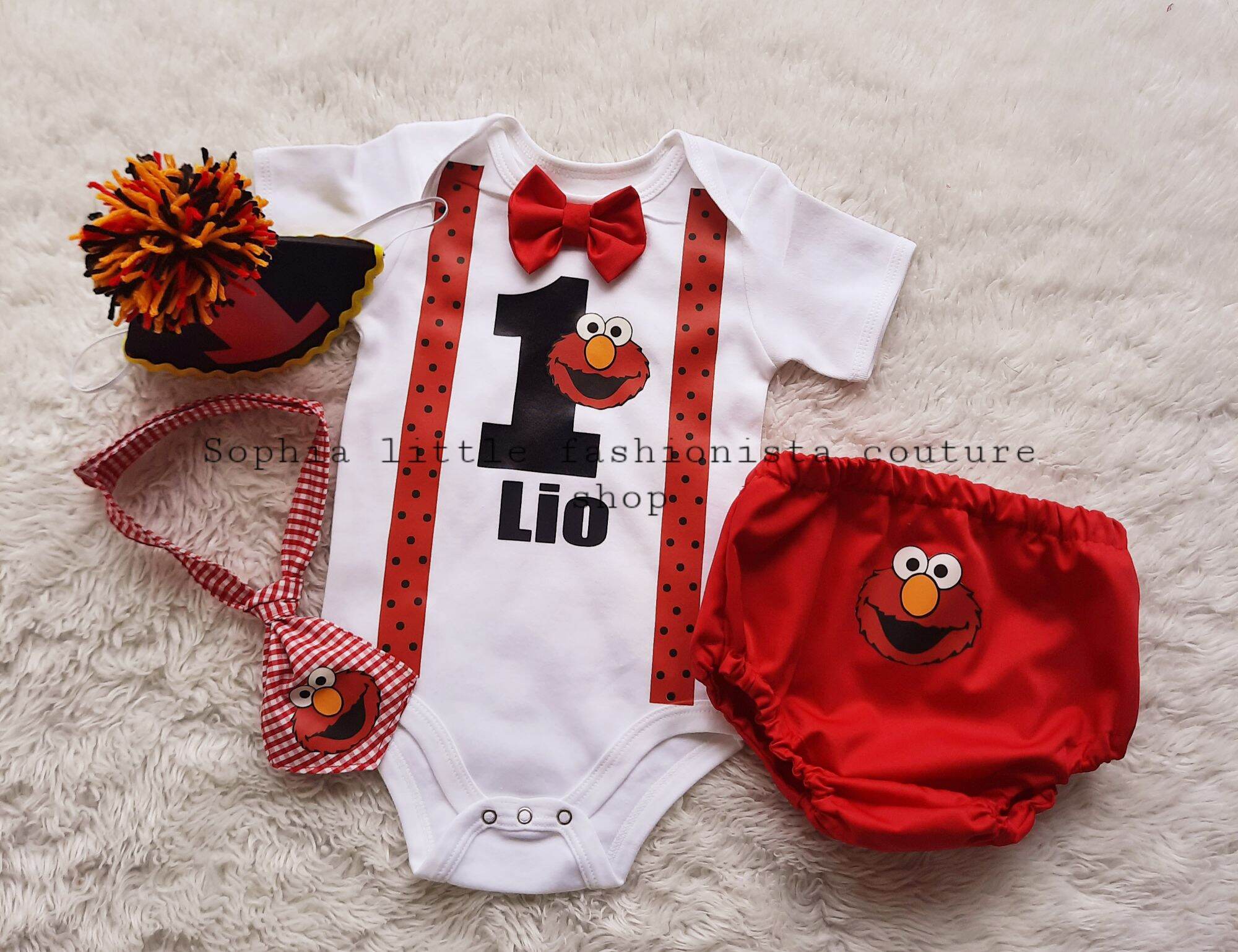 Sesame street outlet smash cake outfit