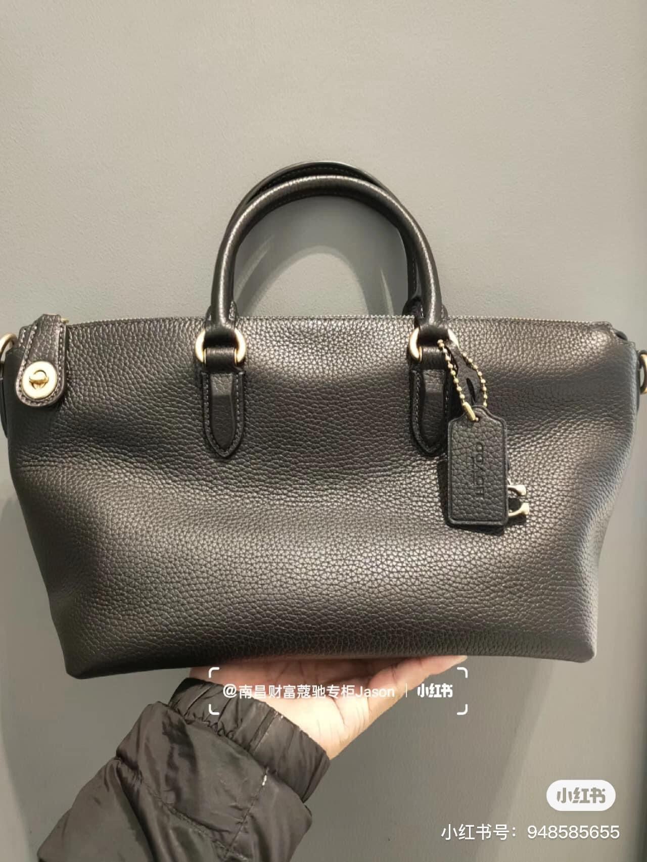 Coach ally satchel discount black