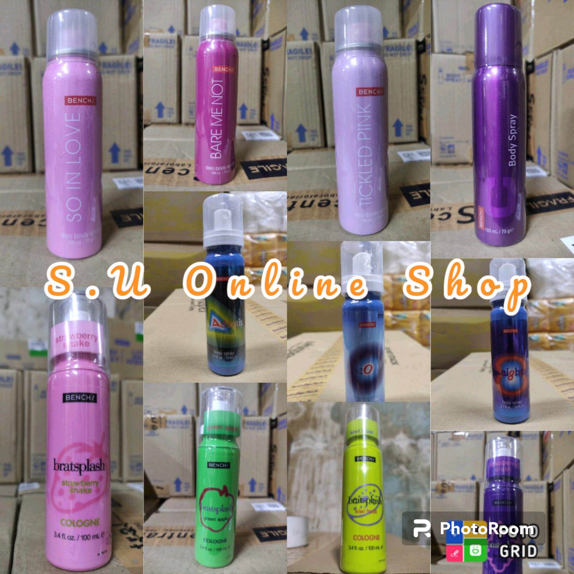 bench body spray SO IN LOVE / TICKLED PINK / BARE MO NOT 100ml