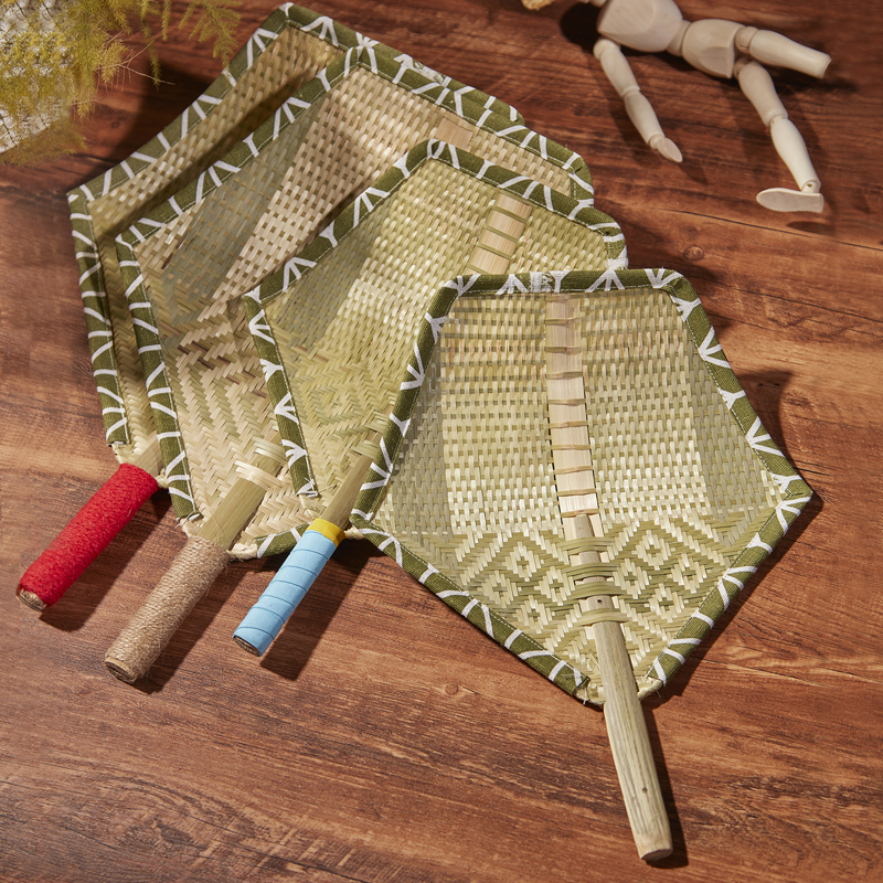 Handmade Bamboo Weaving Fan by Grandma Cattail: Cool & Repellent