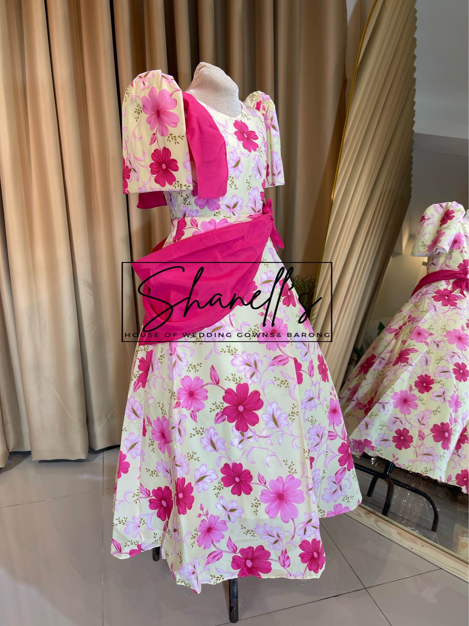 Floral 2025 filipiniana dress