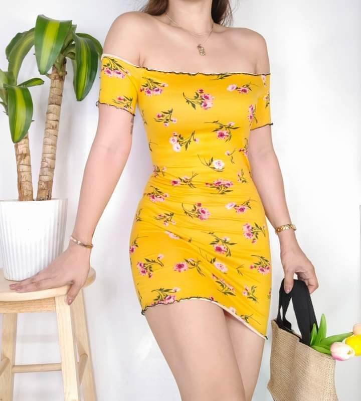 FLORAL LETTUCE DRESS Lazada PH
