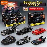 BLOKEES | Batman Dark Knight E02 Assembling Model Car Building Block Toy for Kids 1:64 Scale Pull-Back Vehicle Playset DC Superhero Construction Toys