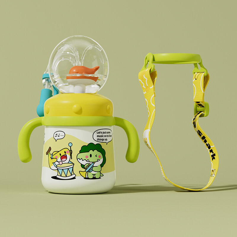 Childrens Whale Water Spraying Sippy Cup