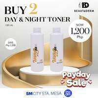 BUY 1 TAKE 1  BEAUTéDERM Day & Night Facial Toner 120ml (Exp. 06/2027)