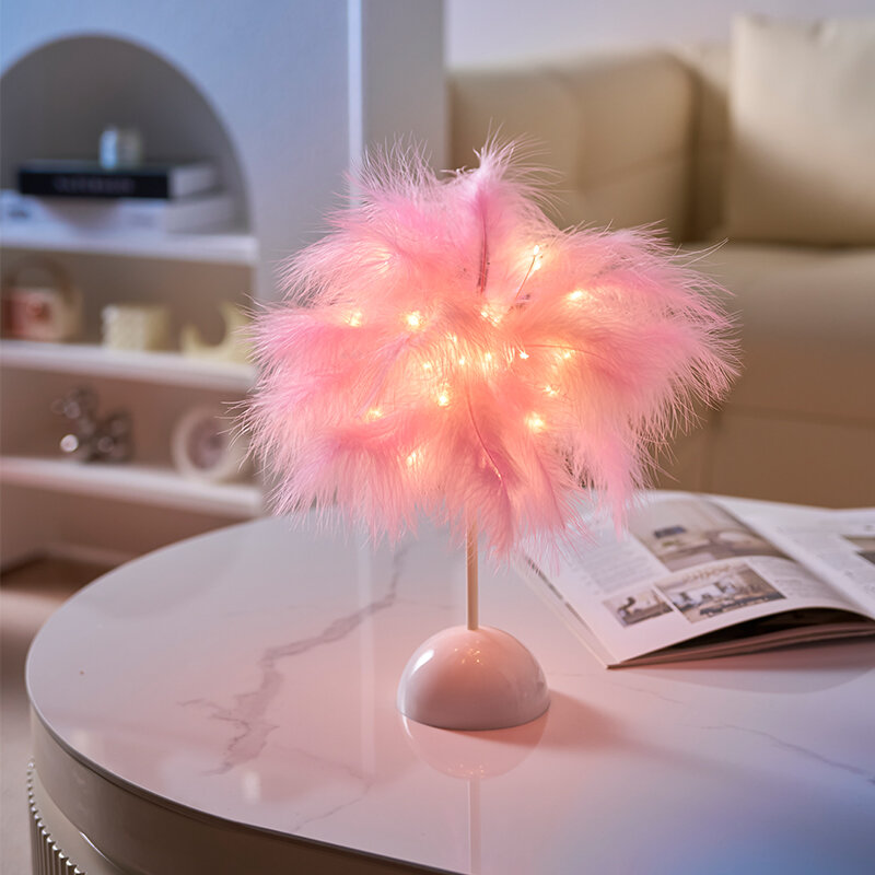 DADAN | Nordic Style Ostrich Feather Lamp
