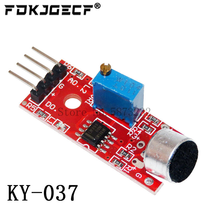 Microphone Voice Sound Sensor Detection Module For Arduino AVR PIC ...