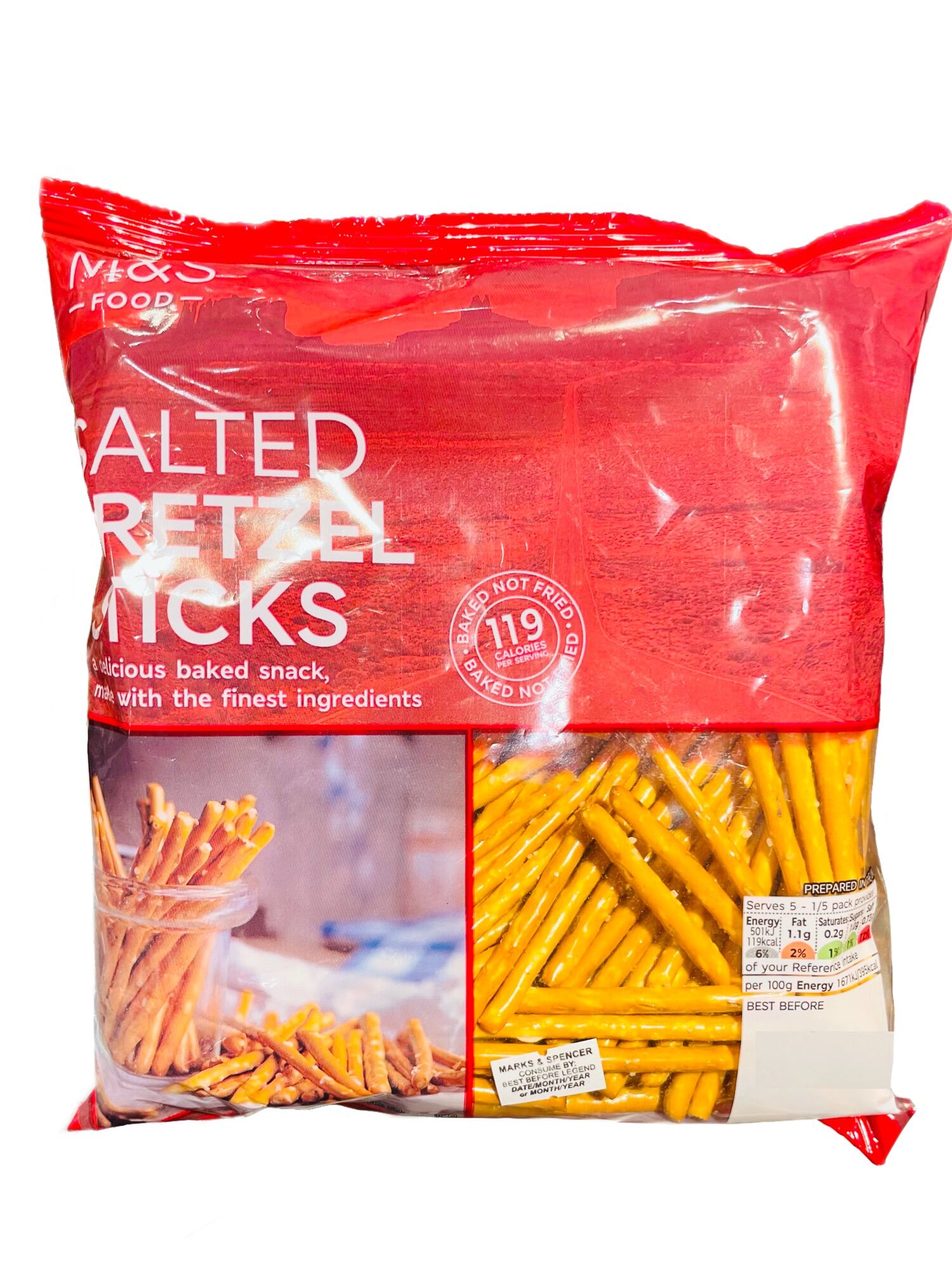 Marks & Spencer Salted Pretzel Sticks 150g Lazada PH