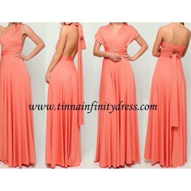 Peach on sale multiway dress