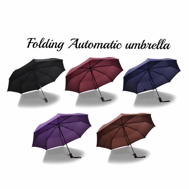 3Folds plain pg automatic umbrella wind proof water proof