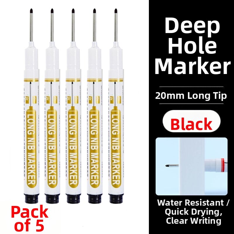 Long Head Fine Tip Waterproof Marker Pen for Woodworking