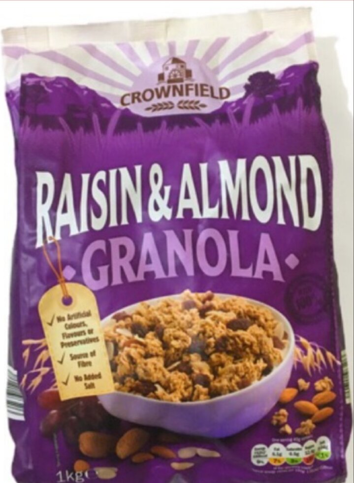 Crownfield Raisin & Almond Granola 1kg Lazada PH