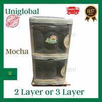 Mini Floral Cabinet Cup Cabinet Dish Cabinet 3L or 2Layer - Uniglobal MC3