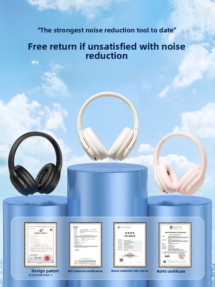 Bizoe | Comfortable Noise-Canceling Bluetooth Headphones for Gaming and Sports